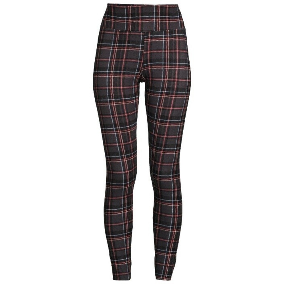 No Boundaries Juniors Sueded Ankle Leggings Small 3-5 New with Tags Plaid Soft - Picture 1 of 8